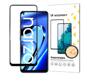 Wozinsky Ochranné tvrzené sklo pro Realme Narzo 50A / Ochranné sklo / Lepení přes celý displej