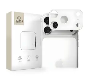 Tech-Protect Camalloy Fit+ stříbrná / Ochranný kryt fotoaparátu / Apple iPhone 17 Pro