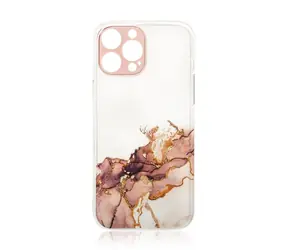 Hurtel Marble Case pro Xiaomi Redmi Note 11 Pro hnědá / Pouzdro / gelové / mramorový vzor