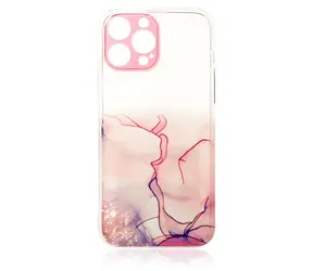 Hurtel Marble Case pro Xiaomi Redmi Note 11 růžová / Kryt / Gelový / Mramorový vzor