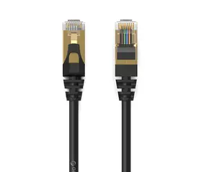 Orico PUG-C7 černá / Síťový kabel / CAT7 / RJ-45 - RJ45 / 10Gbps / 1 m
