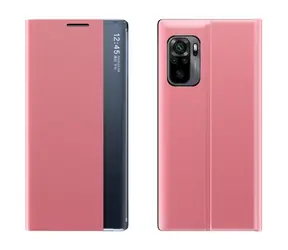 Hurtel Sleep Case růžová / Pouzdro typu kniha / Xiaomi Redmi K40 Pro+, K40 Pro, K40, POCO F3