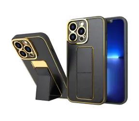 Hurtel Kickstand Case pro Apple iPhone 13 Pro černý / Kryt / Se stojánkem / Odklápěcí