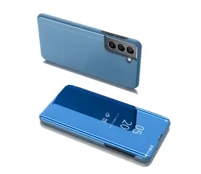 Hurtel Clear View Case pro Samsung Galaxy S22+ modrá / Pouzdro / Flip / Průhledné okénko