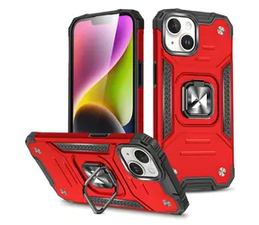 Wozinsky Ring Armor červená / Kryt / Apple iPhone 15 Plus / kroužek na prst