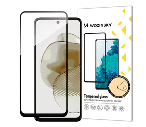 Wozinsky Full Glue Ochranné tvrzené sklo pro Motorola Moto G73 / Ochranné sklo / Lepení přes celý displej