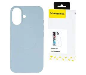 Wozinsky Liquid Silicone Case MagSafe světle modrá / Pouzdro / silikonové / MagSafe / Samsung Galaxy S24 FE