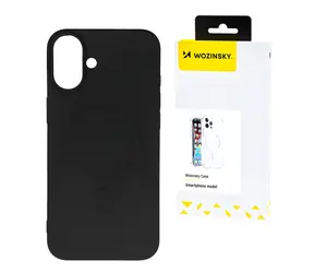 Wozinsky Silikonové pouzdro MagSafe pro Samsung Galaxy S25+ černá / Pouzdro / MagSafe / Silikon