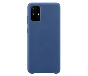 Hurtel Silicone Case pro Samsung Galaxy S21+ 5G tmavě modrá / Pouzdro / Silikonové