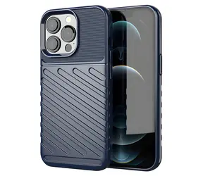 Hurtel Thunder modrá / Kryt pro Apple iPhone 13 Pro / Odolné TPU pouzdro / Flexibilní