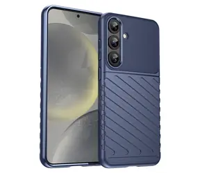 Hurtel Thunder Case modrá / Odolný silikonový kryt / Samsung Galaxy S25+