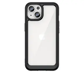Hurtel Outer Space Case iPhone 15 Plus černá / Kryt / Vyztužený / Ohebný rámeček