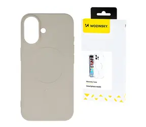 Wozinsky Liquid Silicone MagSafe béžová / Pouzdro / Samsung Galaxy S24 FE