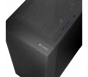 Logic DART PRO černá / Skříň / Midi Tower / ATX / USB-C 3.2 Gen2 / 4x 120mm fan / bez zdroje