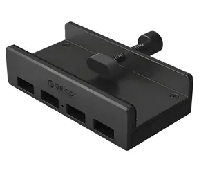 Orico MH4PU černá / USB Hub / s upínacím držákem / 4x USB-A 3.0