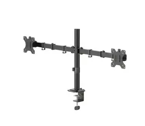 HAMA Stolní držák pro 2 monitory 35" černá / Stolní držák / 2 ramena / VESA 75x75-100x100 / nosnost 12 kg