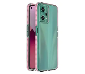 Hurtel Spring Case pouzdro pro Realme 9 Pro světle růžové / Pouzdro / Silikonové / Rámeček