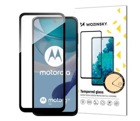 Wozinsky Full Glue Tempered Glass černá / Ochranné tvrzené sklo / Motorola Moto G53 / Lepení přes celý displej