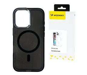 Wozinsky Glitter černá / Zadní kryt / MagSafe / pro Samsung Galaxy S25+