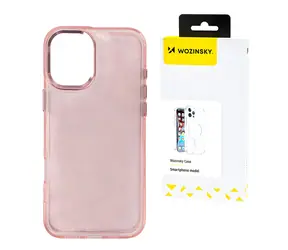 Wozinsky Glitter Case růžová s třpytkami / Ochranný kryt pro Samsung Galaxy S25+ / Třpytivý design