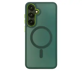 Wozinsky Fashion Case MagSafe Samsung Galaxy S24 FE zelená / Pouzdro / MagSafe