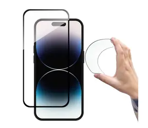 Wozinsky Full Cover Flexi Nano Glass černá / Ochranné sklo / Flexibilní / Apple iPhone 14 Pro Max