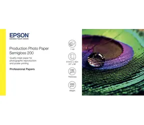 Epson C13S450376 / Fotopapír role / Semigloss / 24" / 610 mm x 30 m / 200 g/m2 / bílý