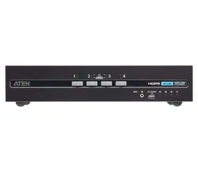 ATEN 4-Port USB 4K HDMI Secure (CS1144H4C-AT-G) / KVM switch / 4K UHD / Dual Display / 8x HDMI / USB