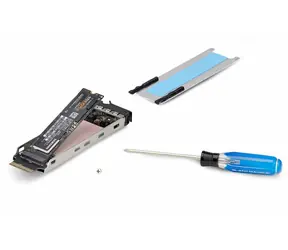 StarTech sáňky pro M.2 SSD disk / Sáňky pro disk / M.2 / černá, stříbrná