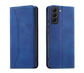 Hurtel Magnet Fancy Case pro Samsung Galaxy S23+ modrá / Pouzdro / Flipové / Stojánek