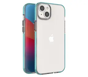 Hurtel Spring Case iPhone 14 Plus světle modrá / Pouzdro / Silikonové / Barevný rámeček