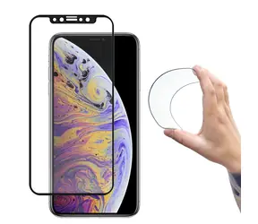 Wozinsky Full Cover Flexi Nano transparentní / Hybridní sklo / iPhone 14 Max, 13 Pro Max / s rámečkem
