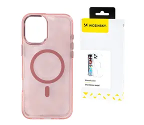 Wozinsky Glitter Case MagSafe růžová s třpytkami / Ochranný kryt pro Samsung Galaxy S25+ / Třpytivý / MagSafe