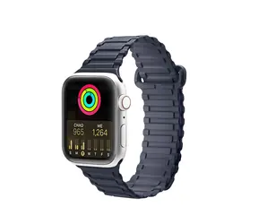 Dux Ducis Strap Armor Version černá / Řemínek / Apple Watch SE, 1–9 / 41, 40, 38 mm / silikonový, magnetický