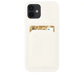 Hurtel Card Case bílá / Pouzdro / Xiaomi Redmi 10X 4G a Redmi Note 9 / Peněženka na karty