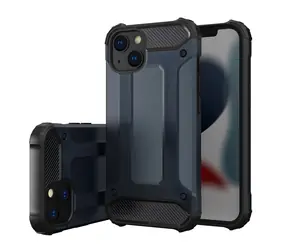 Hurtel Hybrid Armor pancéřové pouzdro pro Apple iPhone 14 modrá / Pouzdro / Hybridní / Odolné