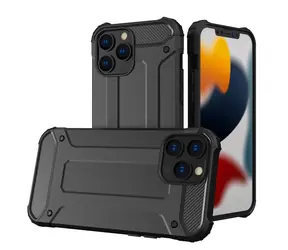 Hurtel Hybrid Armor černá / Kryt / Apple iPhone 14 Pro / Odolný hybridní materiál