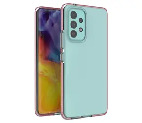 Hurtel Spring Case světle růžová / Kryt / Samsung Galaxy A73 / gelový TPU s barevným rámečkem