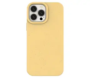 Hurtel Eco Case pouzdro pro Apple iPhone 14 Plus žlutá / Pouzdro / Silikonové / Ekologicky rozložitelné