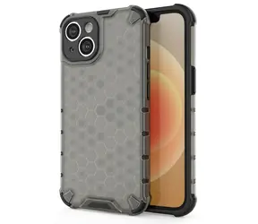 Hurtel Honeycomb Armor kryt pro Apple iPhone 14 černá / Kryt / Voštinový vzor / Odolný hybrid