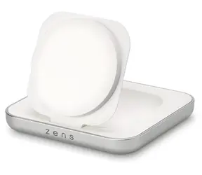 ZENS Magnetic Nightstand Charger bílá / Bezdrátová nabíječka / Qi2 / MagSafe kompatibilní