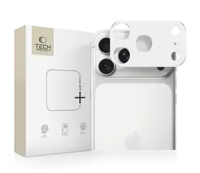 Tech-Protect Camalloy Fit+ stříbrná / Ochranný kryt fotoaparátu / Apple iPhone 17 Pro Max
