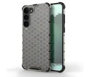 Hurtel Honeycomb Case armor kryt pro Samsung Galaxy S23+ černá / Kryt / Hybridní / Odolný