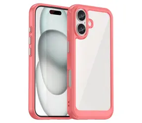 Hurtel Outer Space Case červená / Kryt / Apple iPhone 16 / Gelový rámeček