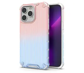 Hurtel Ombre Protect Case růžová/modrá / Kryt / Apple iPhone 13 Pro / zesílené provedení