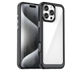 Hurtel Outer Space Case černá / Kryt / Gelový rámeček / Apple iPhone 16 Pro