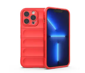 Hurtel Magic Shield pouzdro pro Apple iPhone 13 Pro červená / Pouzdro / Zesílené / Flexibilní