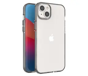 Hurtel Spring Case černá / Pouzdro / Apple iPhone 14 Plus / silikonové / s rámečkem