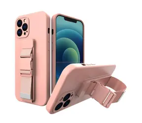 Hurtel Rope Case pro Xiaomi Poco M4 Pro 5G růžová