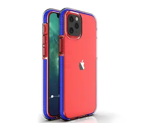 Hurtel Spring Case TPU Kryt pro Apple iPhone 13 mini tmavě modrá / Kryt / gelový / barevný rámeček